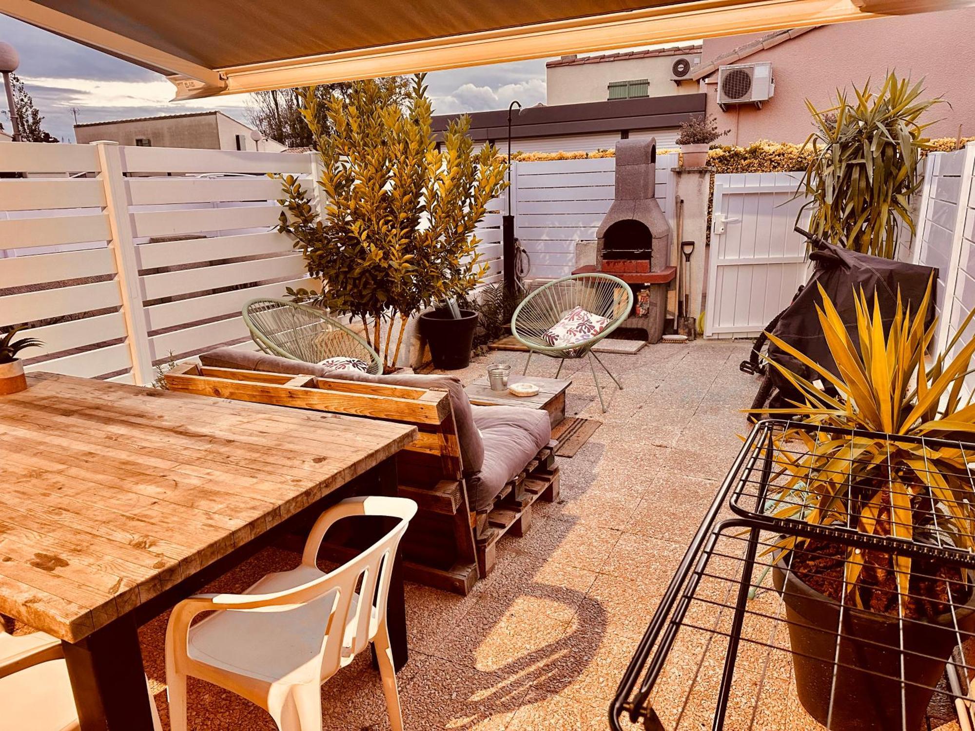 Residence Le Sunset Marseillan-Plage, Entre Mer Et Lagune De Thau, Etape Velo, Famille, Couple, Vrp, Toutou Admis, Jardin, Parking Prive Gratuit, Velos, Clim, Wifi Fibre Gratuite, Commodites, Plage Et Piste Cyclable A Proximite, 6 Couchages Nous Cont Zewnętrze zdjęcie
