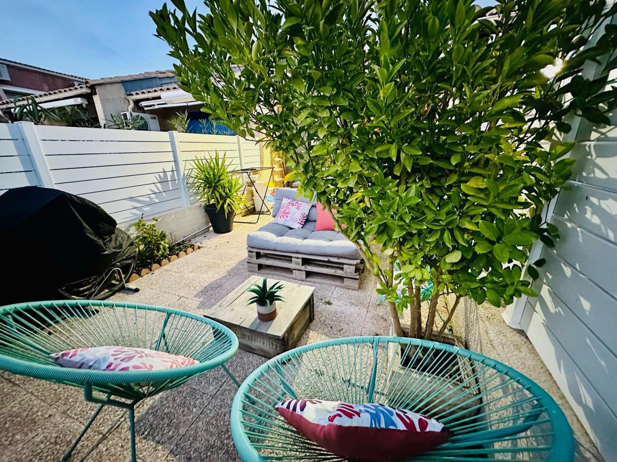 Residence Le Sunset Marseillan-Plage, Entre Mer Et Lagune De Thau, Etape Velo, Famille, Couple, Vrp, Toutou Admis, Jardin, Parking Prive Gratuit, Velos, Clim, Wifi Fibre Gratuite, Commodites, Plage Et Piste Cyclable A Proximite, 6 Couchages Nous Cont Zewnętrze zdjęcie